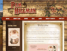 Tablet Screenshot of pamhillman.com